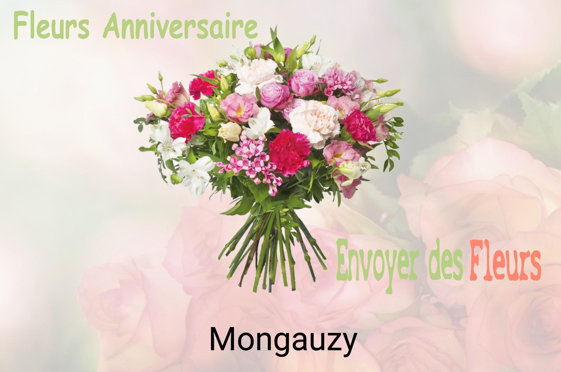 Bouquet de fleurs d’anniversaire livré à Mongauzy
